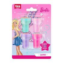 CARIMBO INFANTIL  AUTOTINTADO BARBIE KIT COM 4 UNI - TRIS