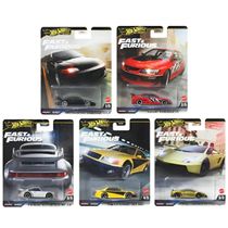 Hot Wheels Fast & Furious - Set Completo (5 miniaturas Velozes e Furiosos)