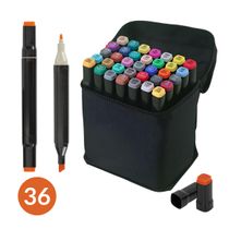 Estojo com Canetas Hidrográficas – 36 Cores – Colorir e Desenhar