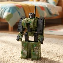 Brinquedo Boneco Robô Guerreiro Herói Militar Com Acessórios