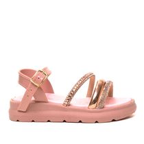 Sandália Infantil Luelua Eloá Brilho Rosa