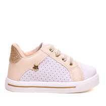 Tênis Infantil Linda Ju Brilho Branco