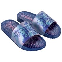 Chinelo Infantil Grendene Kids Slide Guerreiras do K-Pop Azul