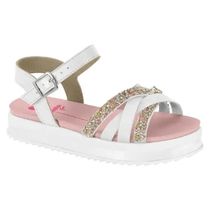 Sandália Infantil Molekinha Flat Branco
