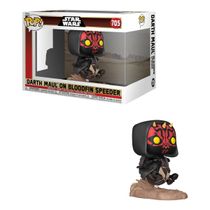 Funko Pop Deluxe Ridesd  Darth Maul 705 On Bloodfin Speeder