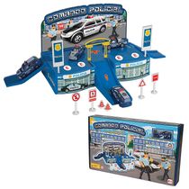 Posto De Comando Policial Com Carrinho Miniatura - Braskit