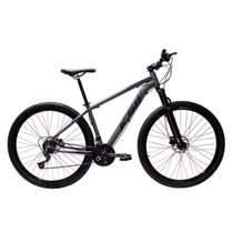 Bicicleta Aro 29 Bike Ksw Xlt 21 Marchas Alumínio Freio A Disco Grafite Fosco -ad Pto 19