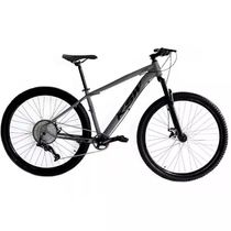 Bicicleta Aro 29 Ksw 12 Vel Alumínio Suspensão 80mm Freios A Disco Grafite Fosco -ad Pto 19