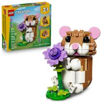 LEGO - Creator - Hamster Adorável Com Uma Flor - 31376