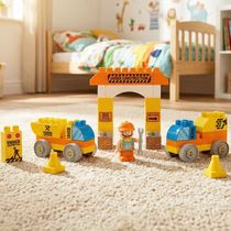 Brinquedo Blocos De Montar Educativo Construtor Urbano 40pçs