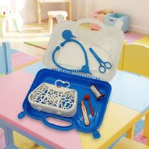Brinquedo Maleta Meu Consultório Médico Acessórios Kit 6pçs