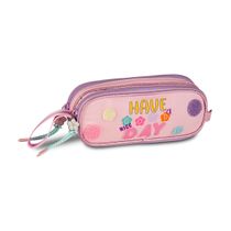 Estojo Infantil Clio Duplo Shine Rosa