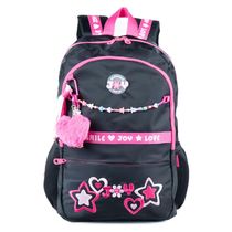 Mochila Escolar Feminina Juvenil BG Joy Preta