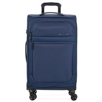 Mala Média de 23kg Poliéster 4 Rodas 23" Edimburgo Azul
