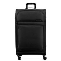 Mala Grande 32 kg Poliéster 4 Rodas Edimburgo Preta