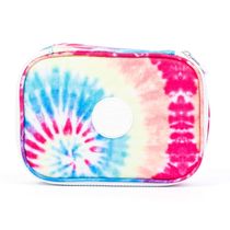 Estojo Escolar Feminino Tie Dye Espiral Colorido