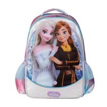 Mochila Escolar Feminina Infantil Frozen Azul Claro