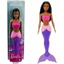 Negra Barbie Sereia Básica - Mattel HGR04-HGR06