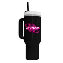 Copo Térmico Preto K-Pop Planet