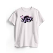 Camiseta Algodão Branca K-Pop Club