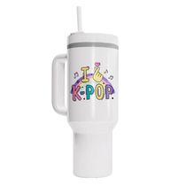 Copo Térmico Branco K-Pop Finger Heart