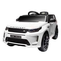 CARRO ELETRICO LAND ROVER BRANCO COM CONTROLE REMOTO 12V - SHINY TOYS