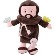 BONECO DE PANO SAO FRANCISCO DE ASSIS - ZIP