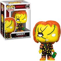 Funko Pop Movies Chucky 1249 com Machado Chucky