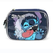 Estojo Box 100 Pens STITCH DISNEY Azul - Luxcel EI42374SC