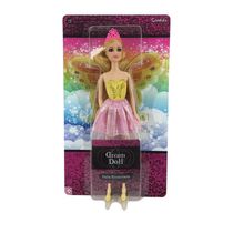 Boneca Dream Doll Butterfly Cabelo Amarelo