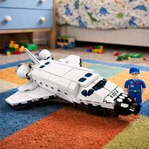 Brinquedo Blocos Montar Ônibus Nave Foguete Espacial 106pçs