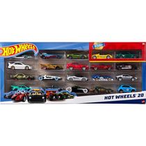 HOT WHEELS PACOTE COM 20 CARROS - MATTEL