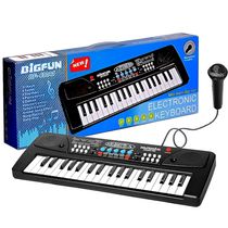 Teclado + Microfone Iniciantes Bigfun Funções Profissionais