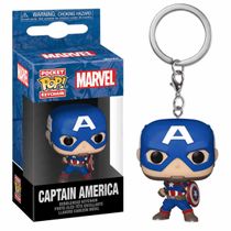 Funko Pop! Chaveiro Keychain Marvel Capitão América