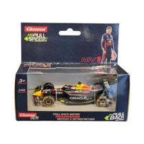 Carro de Corrida Oracle Red Bull Racing #1 Fórmula 1 RB20 de Max Verstappen Escala 1:43 Carreira Pull Speed 1magnus