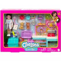 BARBIE FAMILY CHELSEA PLAYSET CLINICA PET - MATTEL