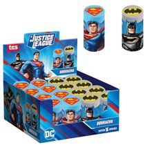 BORRACHA LIGA DA JUSTIÇA BATMAN SUPER HOMEM - SORTIDO- TRIS