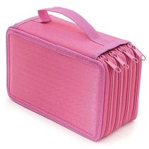 Estojo Box Escolar Com Divisorias/grande Capacidade Com 4 Niveis E Ziper 72 Canetas Cor:r