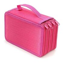 Estojo Escolar Box Juvenil Martelasse Organizador Grande Jumbo Box 2 Compartimentos Cor:pink/4 Zíper