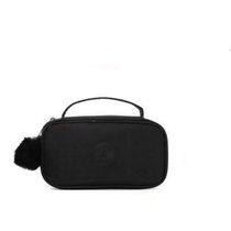 Estojo Escolar Box Juvenil Martelasse Organizador Grande Jumbo Box 2 Compartimentos Cor:preto 330