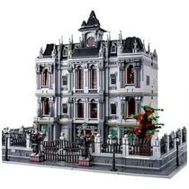Kit de Construção de Insano com 7537 Peças para 16 Anos ou mais, GENERAL JIMS Lunatic Hospital Building Blocks, Cinza