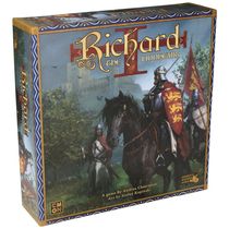 Jogo de Estratégia Coração de Leão, 2 a 6 Jogadores, Para Maiores de 12 Anos, CMON RTL001, Preto