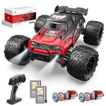 Carrinho de Controle Remoto Escala 116 até 40 km por hora, DEERC 9500E, Vermelho