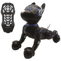 Robô Cachorro Programável Inteligente LEXiBOOK DOG01BK com Controle Remoto e Função de Treinamento para Crianças Acima de 3 Anos, Preto
