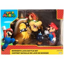 Conjunto 3 Bonecos Super Mario VS Bowser Sunny - 4203