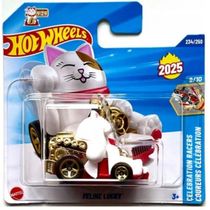 Feline Lucky Gato da Sorte Japonês - Carrinho Hot Wheels Colecionável (mexe a pata) 1:64 1magnus HYW52