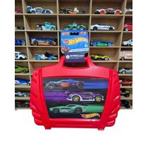 Maleta + 5 Carrinhos Hot Wheels ou matchbox em metal escala 1:64 - Escolher cor da Maleta) - Veículos Sortidos - 1magnus