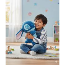 Pelúcia 35cm Stitch Antialérgico Olho Bordado Glitter