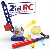 Lançador de Bolas Automático para Beisebol e Tênis, iPlay, Azul