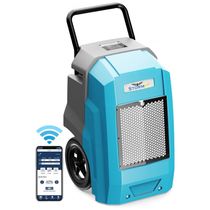 Desumidificador85 Litros com Conexão de Drenagem de Bomba e Controle por WiFi, ALORAIR, Azul